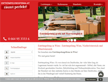 Tablet Screenshot of entruempelungsfirma.at